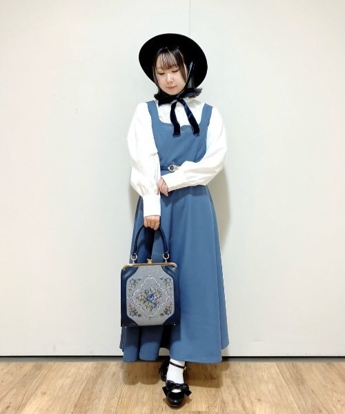 パーティードレス ジャンパースカート レリーフ刺繍ジャンパースカート/fint フィント | an another angelus | 11