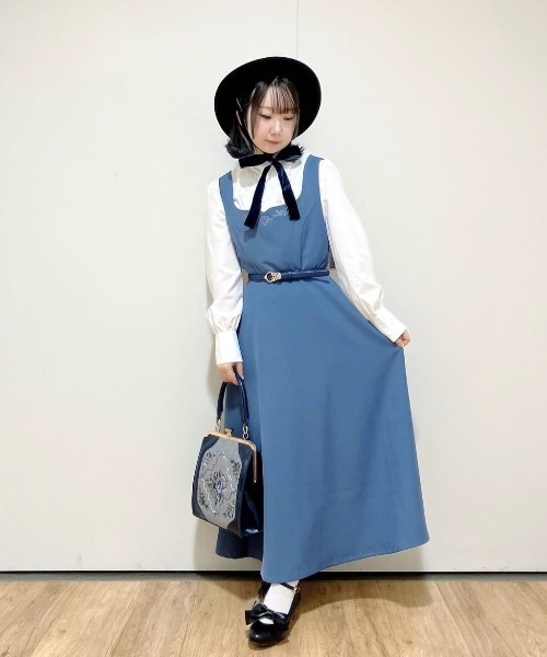 パーティードレス ジャンパースカート レリーフ刺繍ジャンパースカート/fint フィント | an another angelus | 12