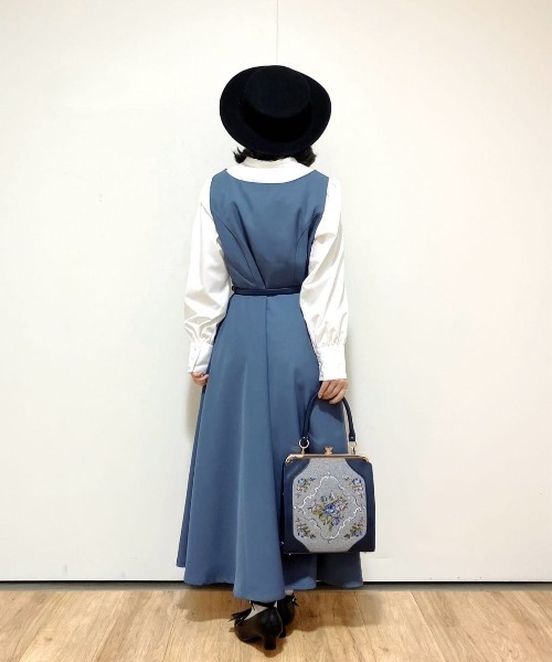 パーティードレス ジャンパースカート レリーフ刺繍ジャンパースカート/fint フィント | an another angelus | 15