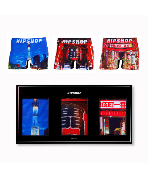 3点セット HIPSHOP ボクサーパンツ 3PIECES SET（3点セット） アンダー