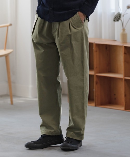 セール在庫 パンツ mp9232-Stretch Twill Wide Tapered Pants テーパードパンツ ZOZOTOWN PayPayモール店 - 通販 - PayPayモール 国産大得価