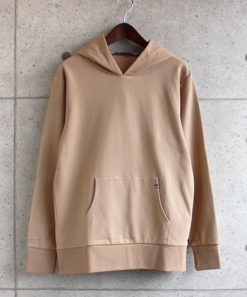 SHISKY（シスキー） パーカー 「USAコットン綿100%」無地 プルオーバー