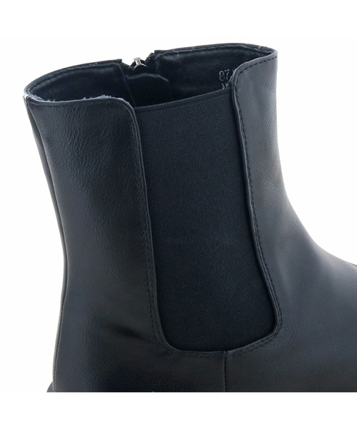 byあしながおじさん ブーツ 厚底サイドゴアブーツ 8710378 レディース