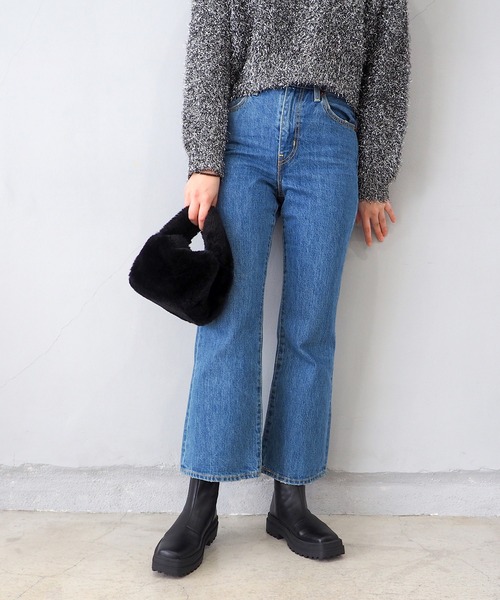 byあしながおじさん ブーツ 厚底サイドゴアブーツ 8710378 レディース