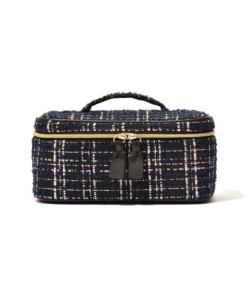 正規品　CHANEL シャネル　ツイードポーチ　バニティポーチ CHANEL ノベルティ バニティポーチ ツイード ラメ - メルカリ