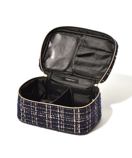 Francfranc（フランフラン） ポーチ ツイード バニティポーチ S