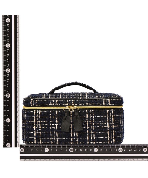 Francfranc（フランフラン） ポーチ ツイード バニティポーチ S