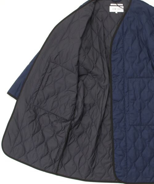F/CE.（エフシーイー） ノーカラーコート コート F/CE. WOOL QUILT