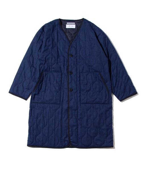 F/CE.（エフシーイー） ノーカラーコート コート F/CE. WOOL QUILT