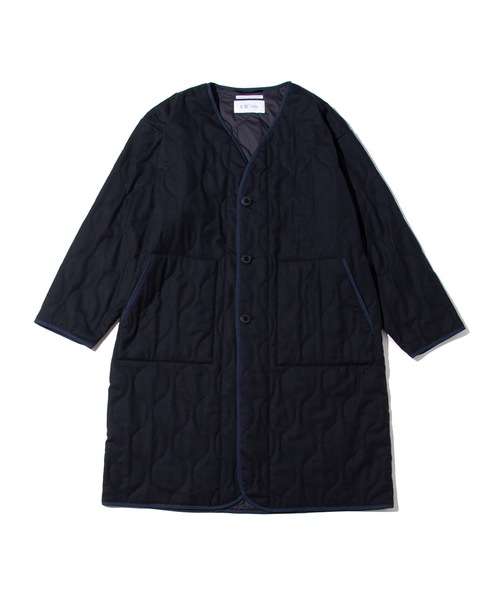 F/CE.（エフシーイー） ノーカラーコート コート F/CE. WOOL QUILT