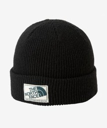 黒 ニットビーニー ロゴ付き THE NORTH FACE（ザ ノースフェイス） ニット帽 ニットキャップ