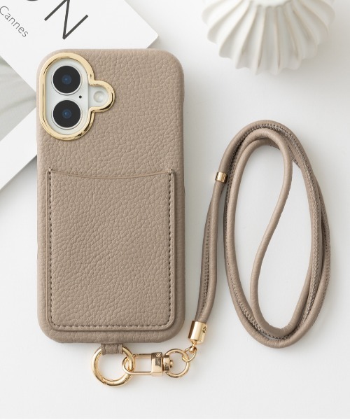 MOREAU モローパリ　スマホケース チェーン付き iPhoneケース MOREAU モローパリ スマホケース チェーン付き iPhoneケース