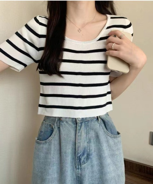 ⭐︎超可愛いch!iii完売ボーダーTシャツ⭐︎