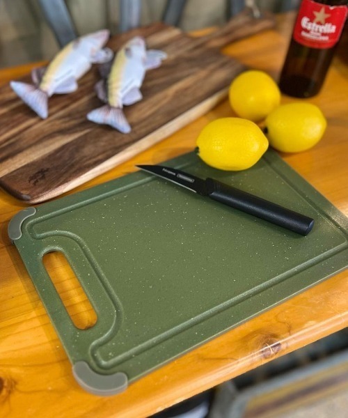 DULTON キッチン PP CUTTING BOARD OLIVE S/ カッティング