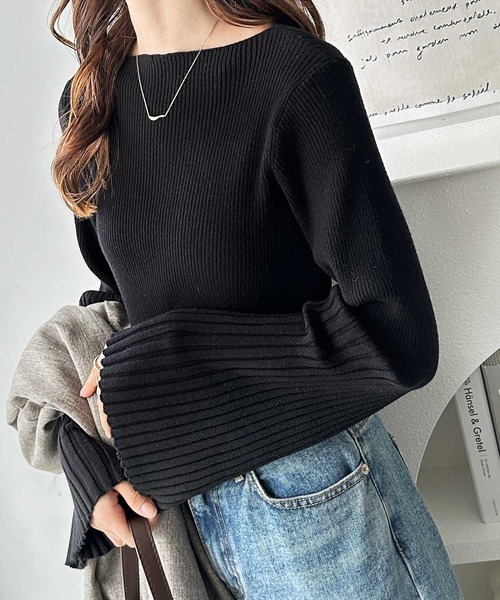 【AURALEE 23SS】ボートネック ニット サイズ3 AURALEE 23SS】ボートネック ニット サイズ3