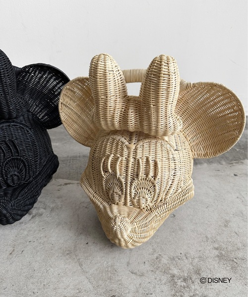 バッグ KIS Design:MINNIE MOUSE / Wicker bag Disney（ディズニー）の「KIS Design:MINNIE MOUSE / Wicker bag