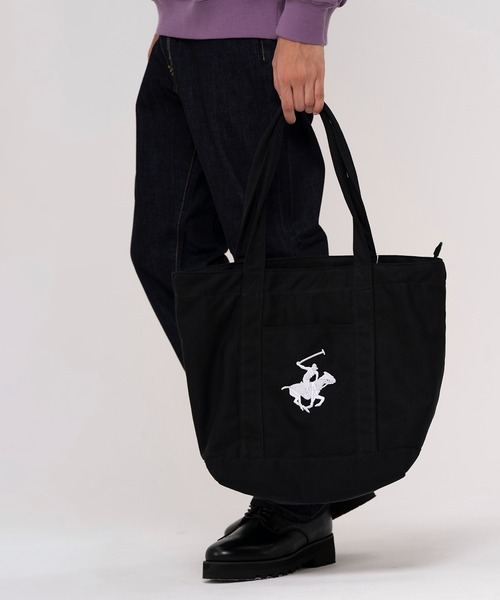 ポロクラブ　トートバッグ　A4サイズ BEVERLY HILLS POLO CLUB トートバッグ CLUB/ビバリーヒルズ