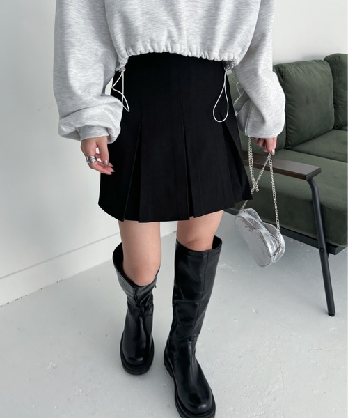 【KIMHEKIM】完売必須！ブラック EMMA ミニスカート Newlyme スカート 超絶激ストレッチミニスカート : ZOZOTOWN