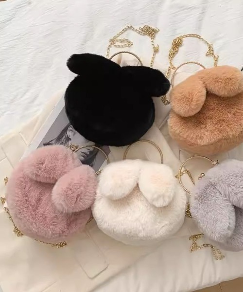 LACーVERT ショルダーバッグ バッグ 「2WAY」フェイクファー