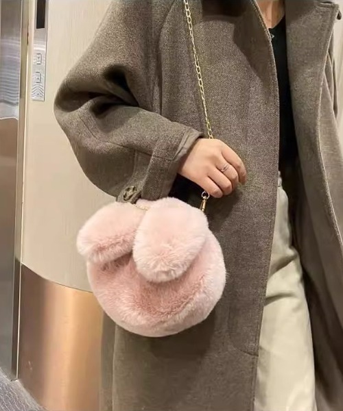 LACーVERT ショルダーバッグ バッグ 「2WAY」フェイクファー