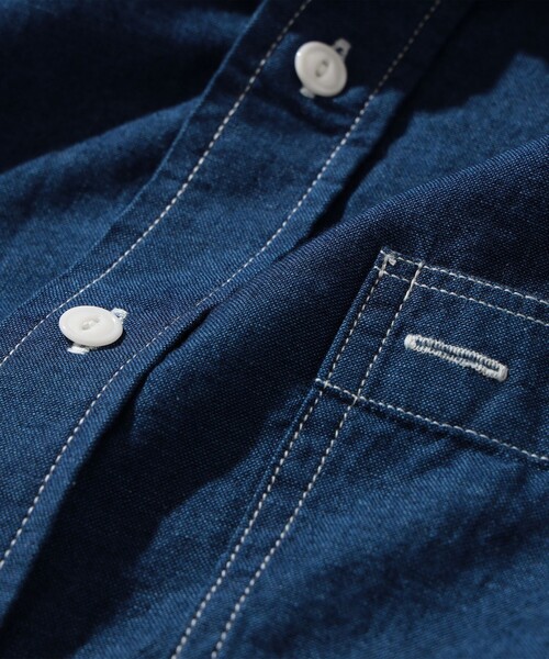 BEAMS+（ビームスプラス） シャツ シャンブレー ワークシャツ メンズ
