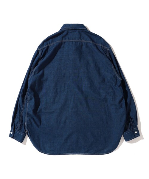 BEAMS+（ビームスプラス） シャツ シャンブレー ワークシャツ メンズ