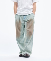THE BOLDMAN ジーンズ 2tuck wide denim / ツータックワイドデニム