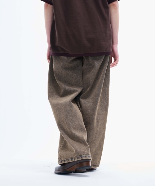 THE BOLDMAN ジーンズ 2tuck wide denim / ツータックワイドデニム