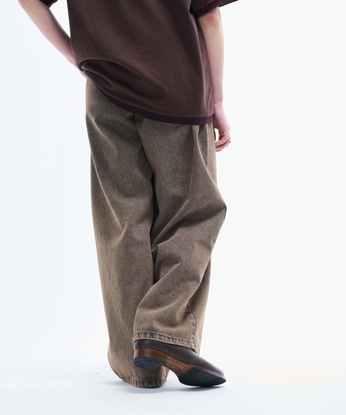 THE BOLDMAN ジーンズ 2tuck wide denim / ツータックワイドデニム