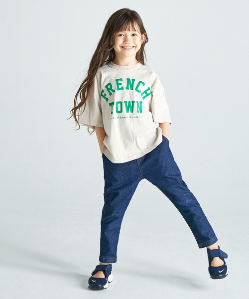 tシャツ Tシャツ FOV/フォブ FRENCH TOWN 6分袖Tシャツ キッズ 
