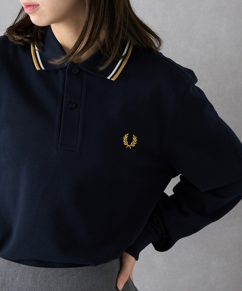 FRED PERRY ティップライン長袖ポロシャツ FRED PERRY/フレッドペリー] ツインティップライン ロングスリーブ