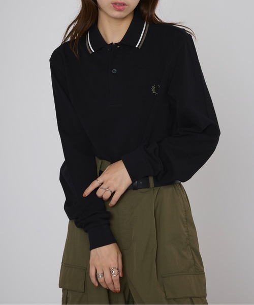 ポロシャツ ポロ 「FRED PERRY」Ls Twin Tipped Polo Shirt M3636 レディース メンズ FRED PERRY フレッドペリー ポロシャツ レディース メンズ LS