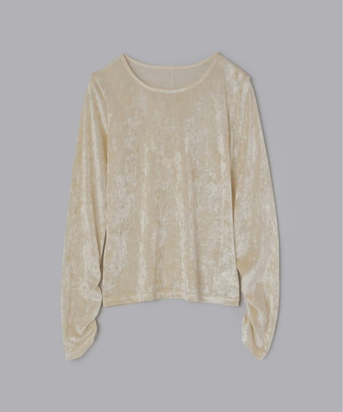 ohga ベロアトップス　美品♡ Olu. tシャツ シアークラッシュベロアトップス レディース