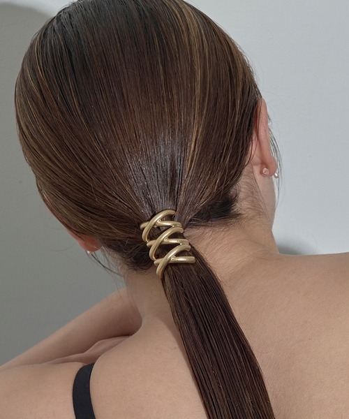 新品　ガーグル　shine yarn　ヘアーカフス　ヘアカフ　ブラック hair cuff – dee doo dah