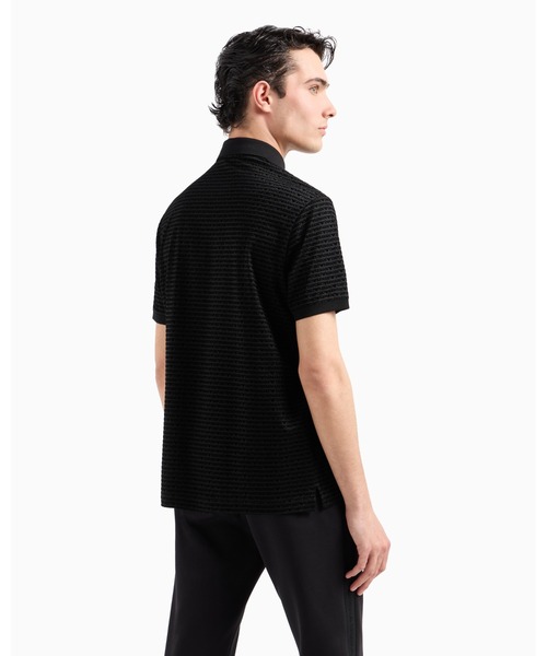 新品未使用　ポロシャツ 「エンポリオ アルマーニ」リヨセル混紡ジャージー メンズ EMPORIO ARMANI ポロシャツ 「エンポリオ アルマーニ」ASV