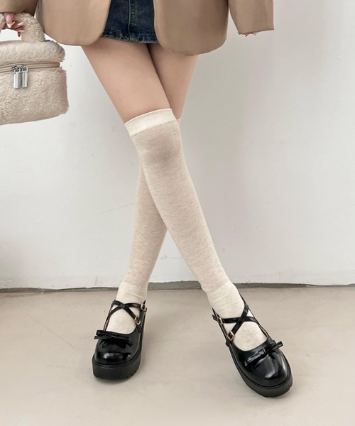 バレエコア 厚底 ストラップシューズ メリージェーン リボン Shoes in Closet フォーマルシューズ 軽量厚底 ヒールアップ