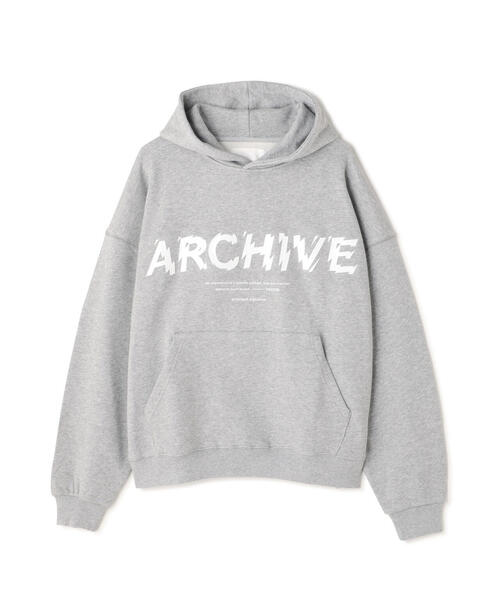 パーカー・フーディ AECA WHITE AECA POSTER HOODIEGREY AE Logo Graphic Hoodie