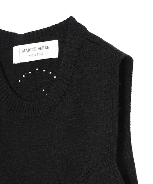 MARINE SERRE（マリーンセル） ニット セーター Marine Serre KNIT RIB