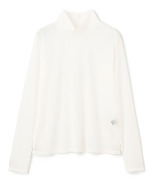tシャツ トリコットシフォン ハイネック カットソー（uncrave STANDARD） レディース uncrave tシャツ トリコットシフォン ハイネック カットソー