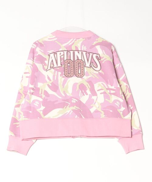 カーディガン AAPE SWEAT CARDIGAN レディース AAPE BY A BATHING APE カーディガン SWEAT CARDIGAN レディース