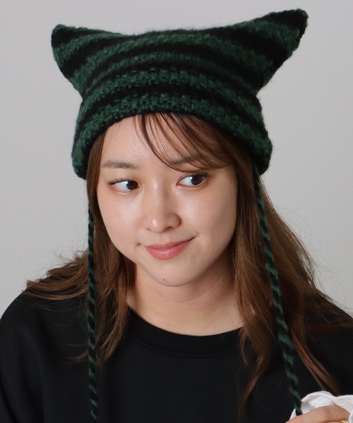 マリーちゃん　ニットキャップ　ポシェット　セット 新品 未使用 ディズニーストア マリーちゃん おしゃれキャット