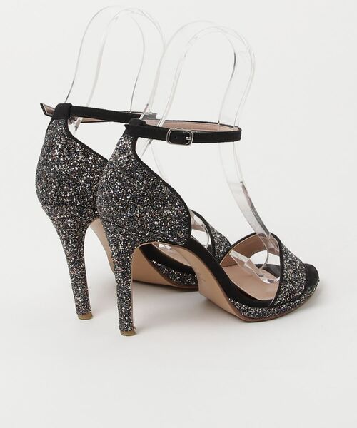【美品✨】D.I.A.N.A. ブラックヒールサンダル　23.5センチ DIANA 「DIANA」 ヒールサンダル 23.5cm ブラック レディース