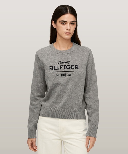 TOMMY JEANS ニット セーター ロゴクルーネックセーター