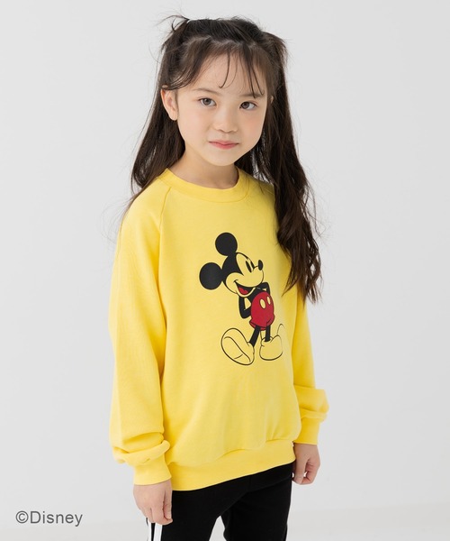 Disney（ディズニー） トレーナー ピグメント加工 裏毛トレーナー