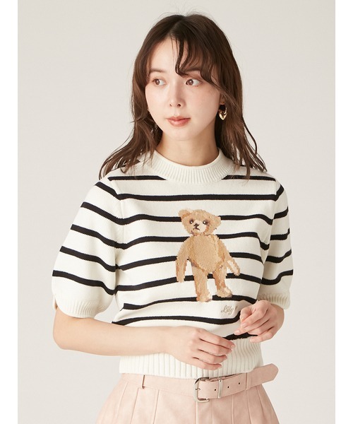 ニット セーター 「WEB限定カラー」Lily Bearニット レディース LILY BROWN ニット セーター 「WEB限定カラー」Lily Bearニット