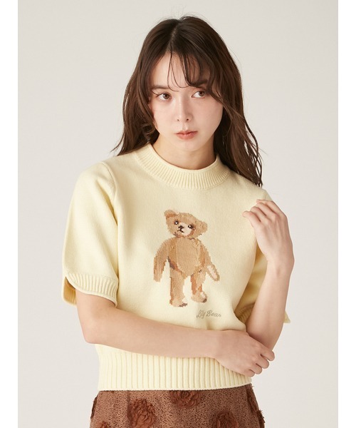 LILY BROWN ニット セーター 「WEB限定カラー」Lily Bearニット