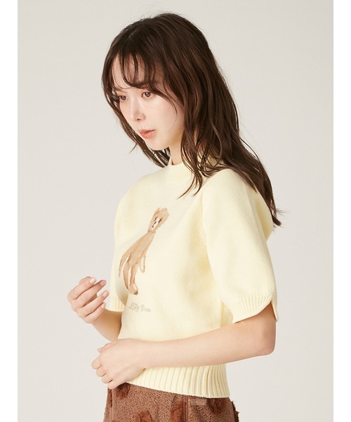 LILY BROWN ニット セーター 「WEB限定カラー」Lily Bearニット