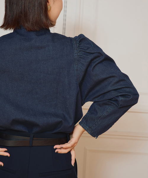 ブラウス シャツ IENA LA BOUCLE デニムブラウス レディース IENA LA BOUCLE ブラウス シャツ デニムブラウス レディース