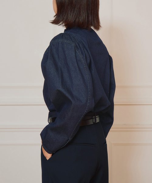 ブラウス シャツ IENA LA BOUCLE デニムブラウス レディース IENA LA BOUCLE デニムブラウス（シャツ／ブラウス）｜IENA