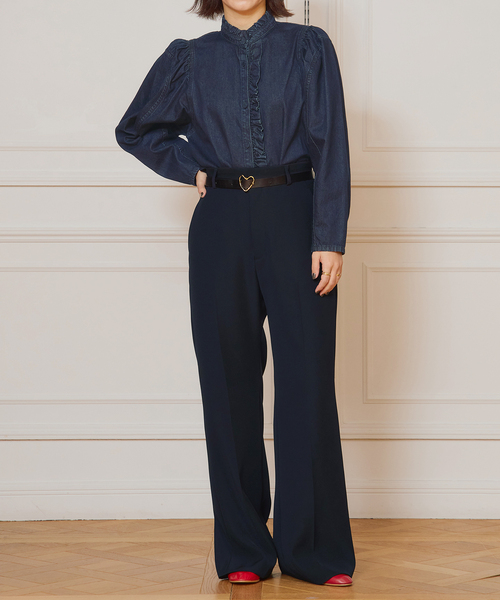 ブラウス シャツ IENA LA BOUCLE デニムブラウス レディース IENA LA BOUCLE ブラウス シャツ デニムブラウス レディース